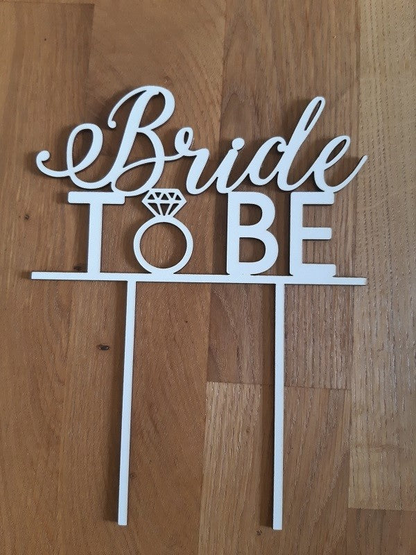 Cake topper Bride to be