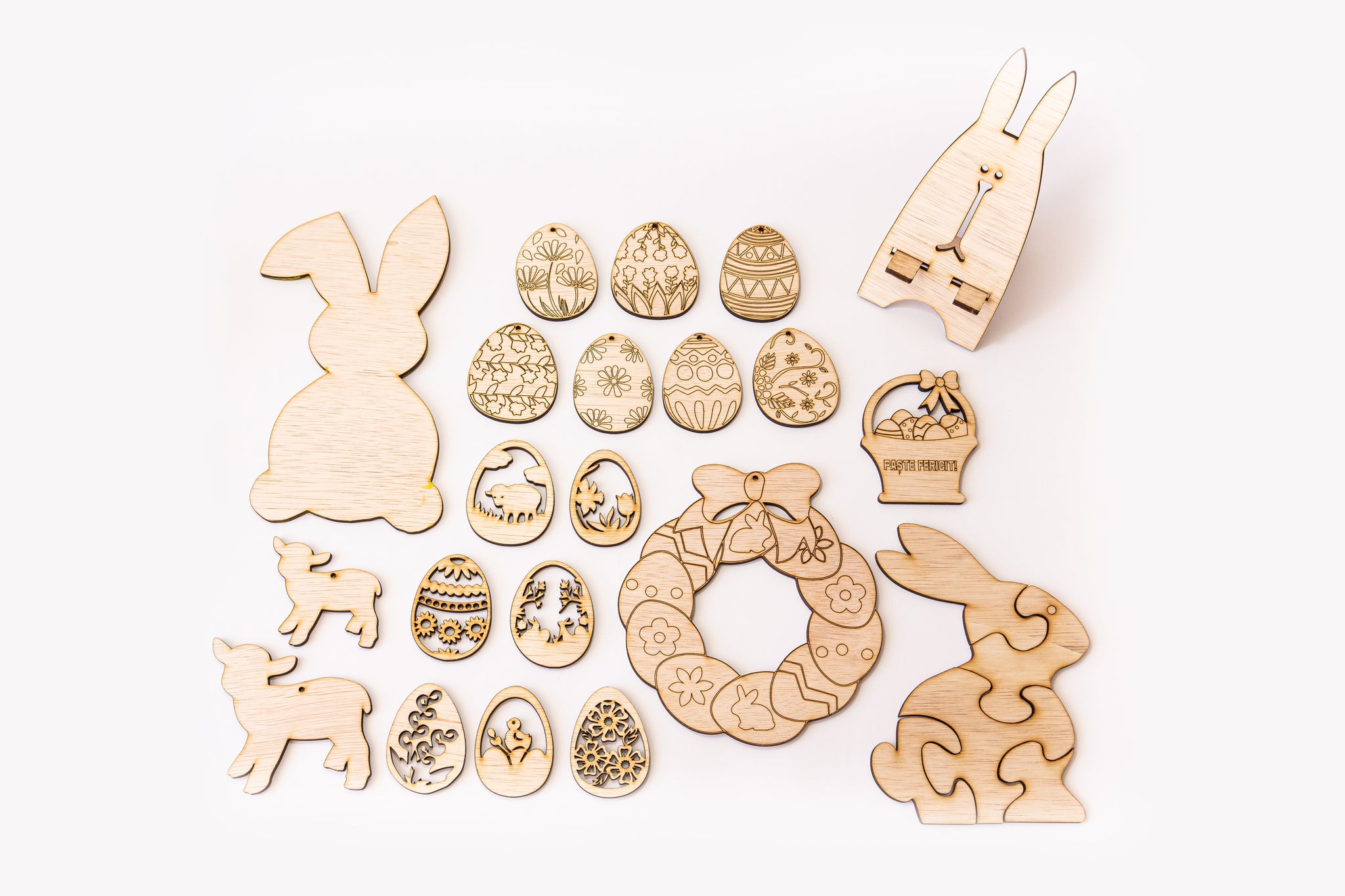 Set complet figurine și decorațiuni de Paște